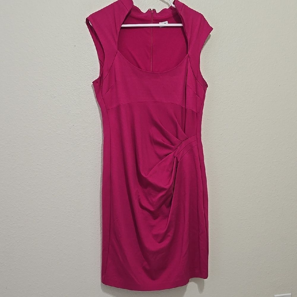 CACHE Elegant Pink Sleeveless Dress 12(‎ Missing, See Measurments)